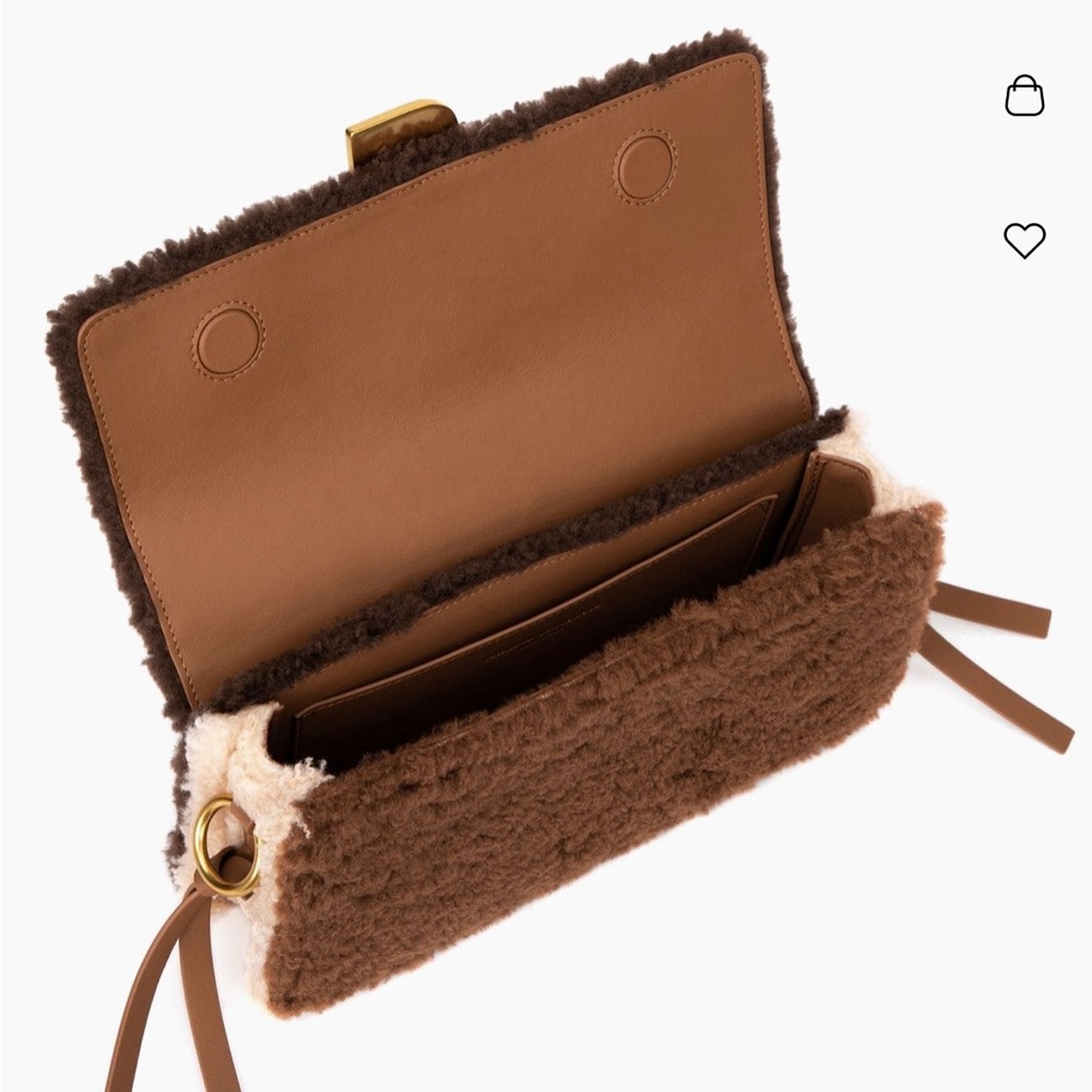 Brandon Blackwood Nia Bag in Multi Brown Shearling - Picture 16 of 16